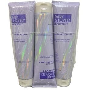 SoftSheen Carson 5oz Blowout Silky Slip Blow-Dry Cream with Silk Protein - Qty 3